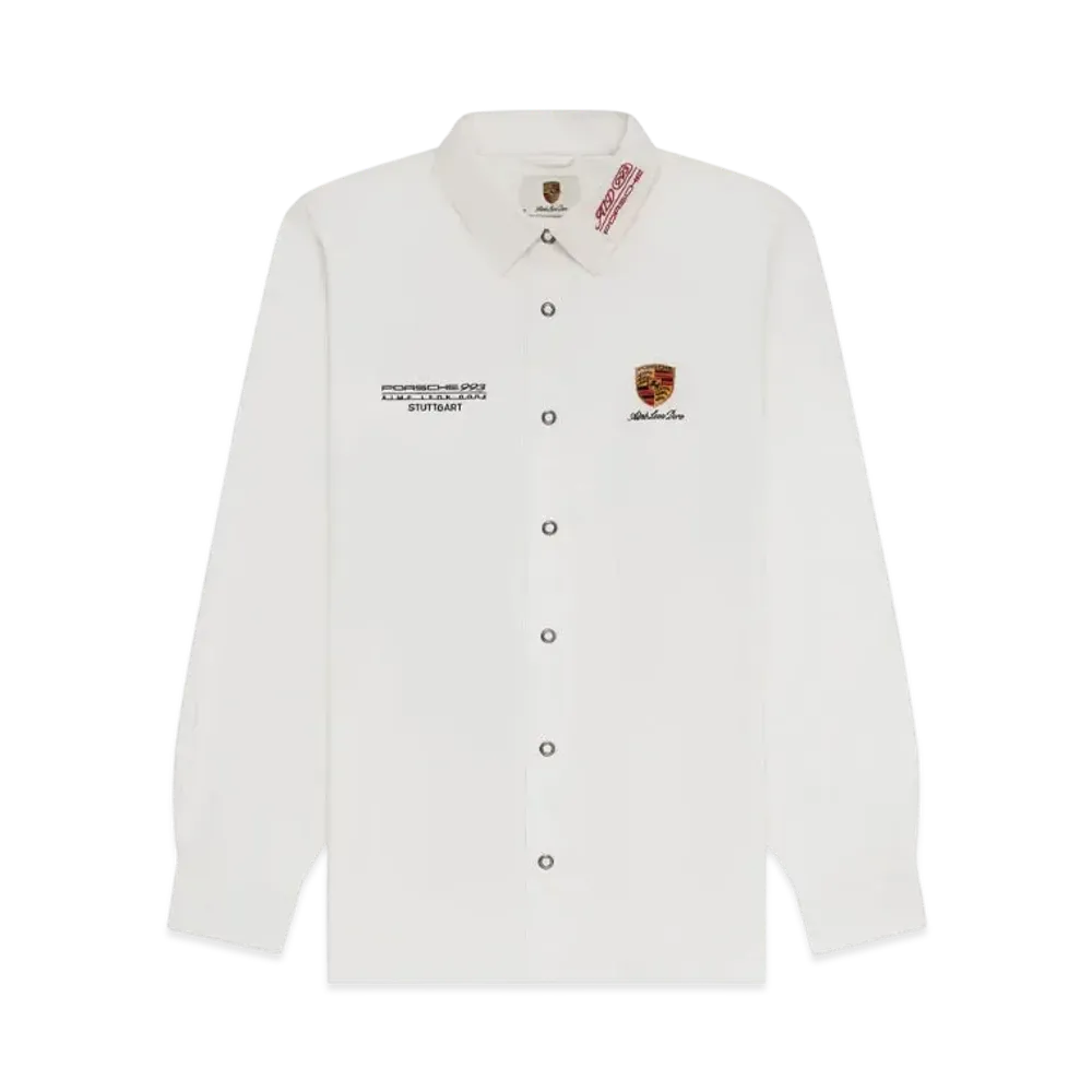 Aime Leon Dore x Porsche 993 Turbo Mechanic Shirt "White"