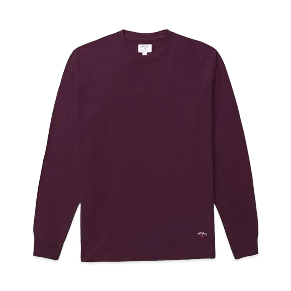 Noah LS RECYCLED TEE "Plum"