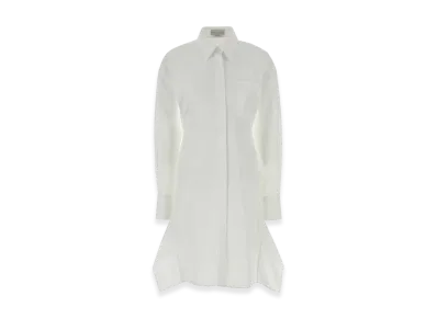 STELLA McCARTNEY Women's Poplin Shirt Dress "White"