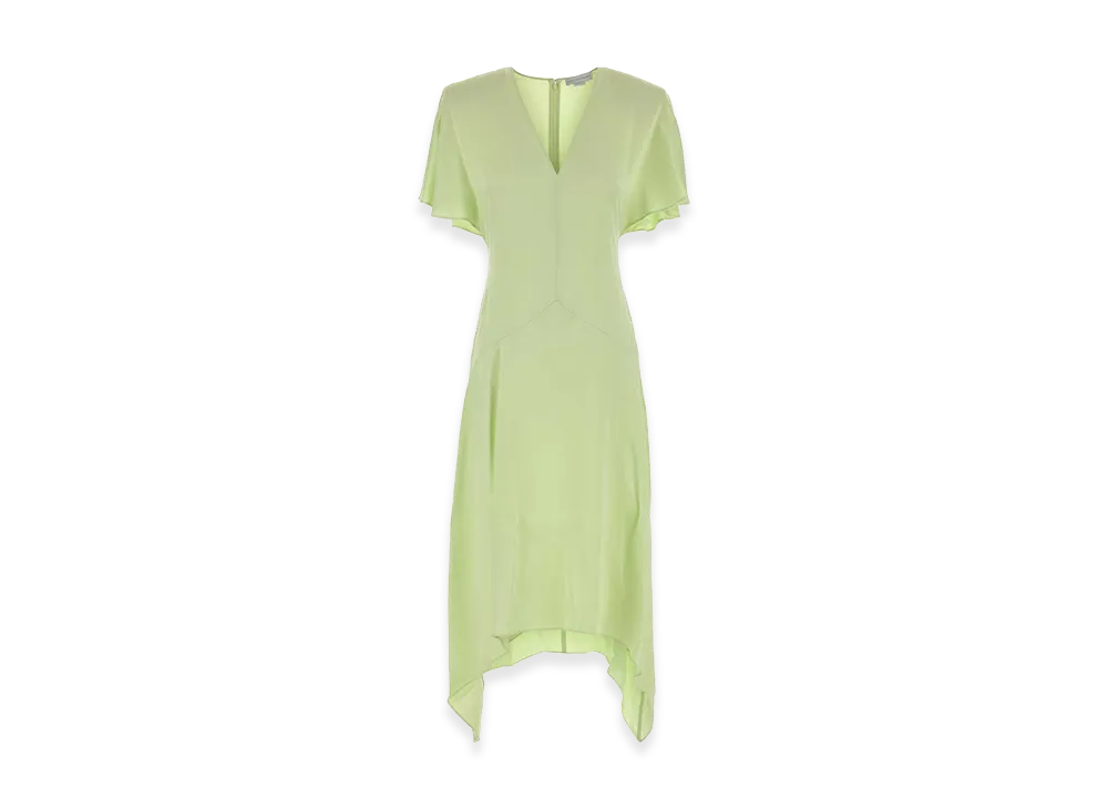 STELLA McCARTNEY Women's Pastel Satin Dress "Green"