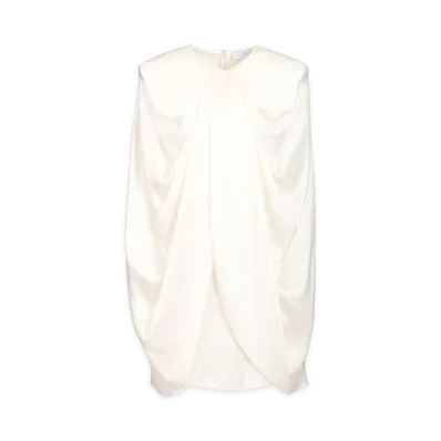 STELLA McCARTNEY Women's Cape Mini Dress "White"