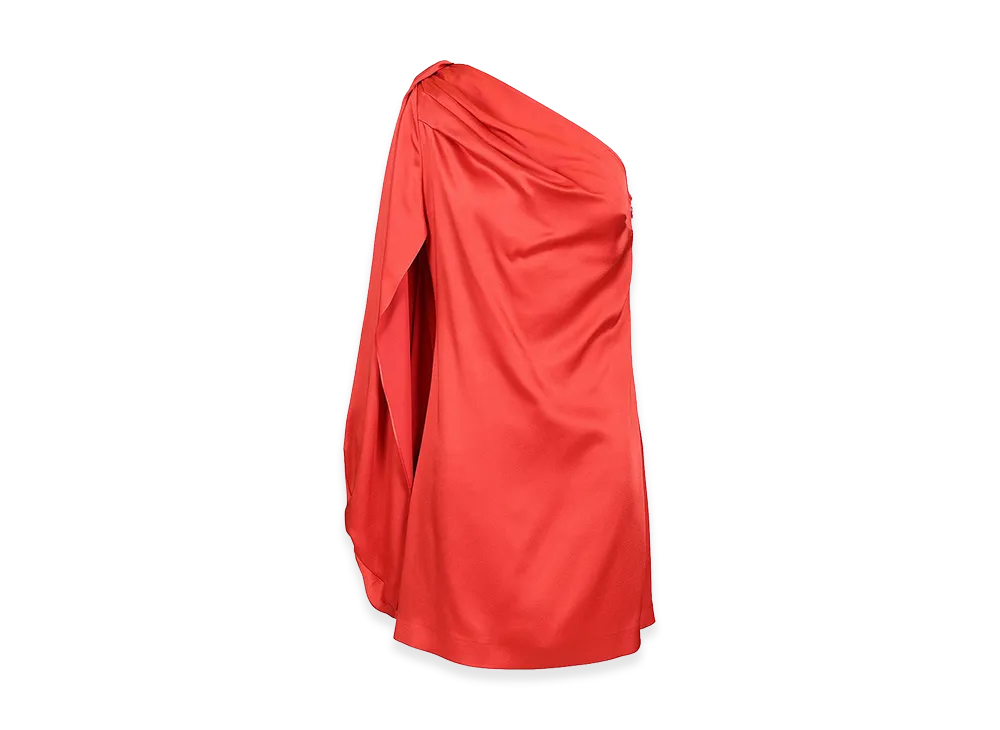 STELLA McCARTNEY Women's Mini Satin Dress "Red"