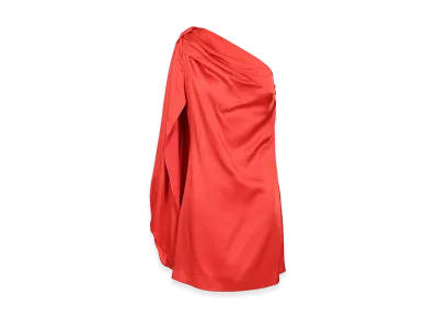 STELLA McCARTNEY Women's Mini Satin Dress "Red"