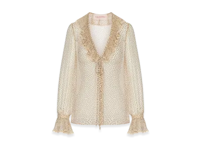 Valentino Women's Georgette Shirt "Printed"