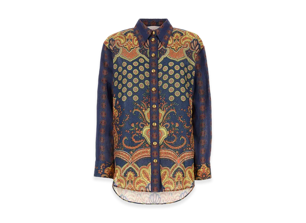 Valentino Women's Linen Shirt "Printed"