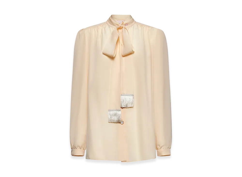 Valentino Women's Crepe Shirt "Skin Pink"