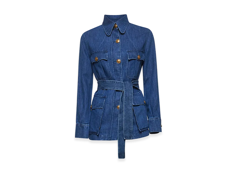 Valentino Women's Denim Jacket "Blue"