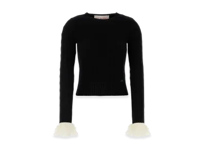 Valentino Women's Cashmere Sweater "Black"