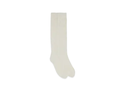 Valentino Women's Perforated Cotton Socks With Vlogo "White"