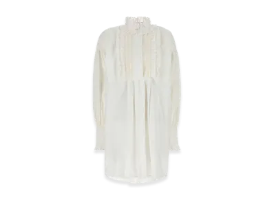 Valentino Women's Cotton Blend Dress "White"