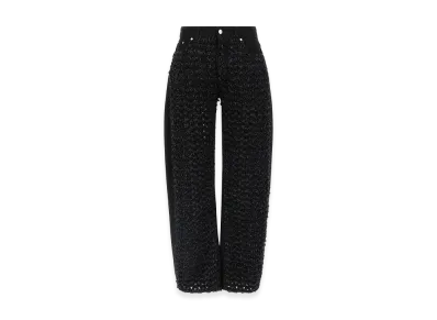 STELLA McCARTNEY Women's Boucle Jeans "Black"