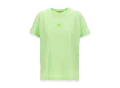 STELLA McCARTNEY Women's iconic Mini Heart T-Shirt "Green"