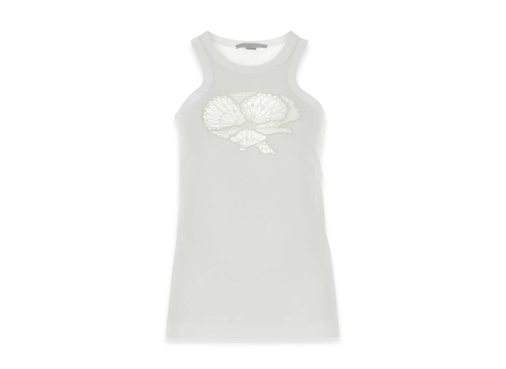 STELLA McCARTNEY Women's Cotton Tank Top "White"
