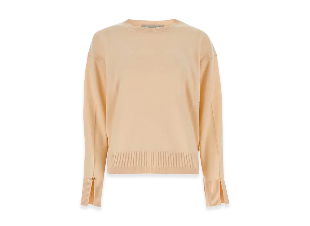STELLA McCARTNEY Women's Skin Wool Oversize Sweater "Pink"