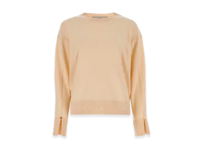 STELLA McCARTNEY Women's Skin Wool Oversize Sweater "Pink"