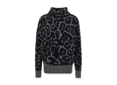 STELLA McCARTNEY Women's Alpaca Blend Turtleneck Sweater "Gray"