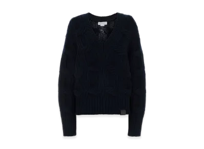 STELLA McCARTNEY Women's Wool Sweater "Midnight Blue"