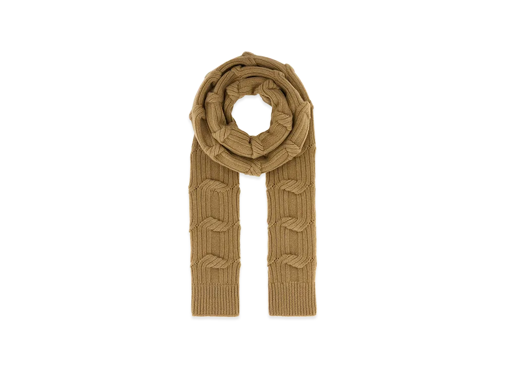 STELLA McCARTNEY Women's Wool Scarf "Beige/Camel"