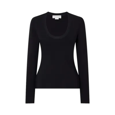 STELLA McCARTNEY Women's Long Sleeve T-Shirts "Black"