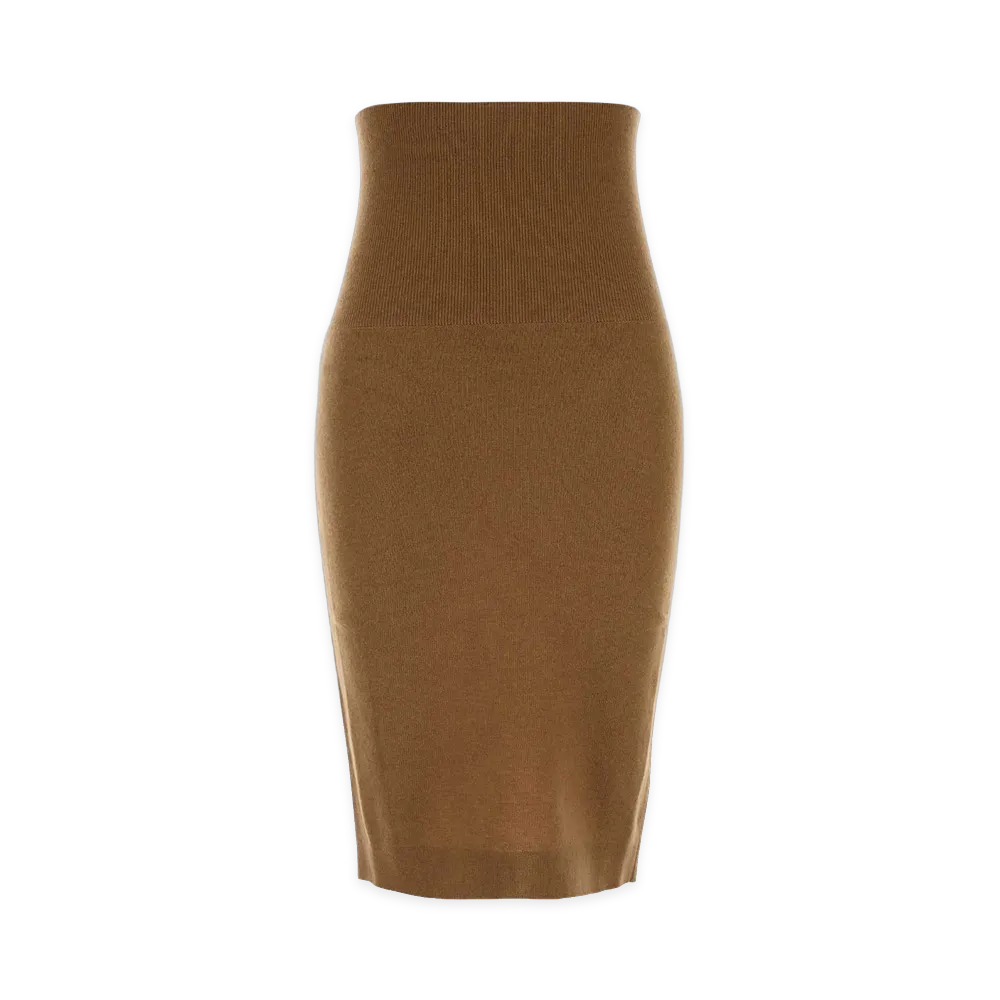 STELLA McCARTNEY Women's Wool Skirt "Camel"