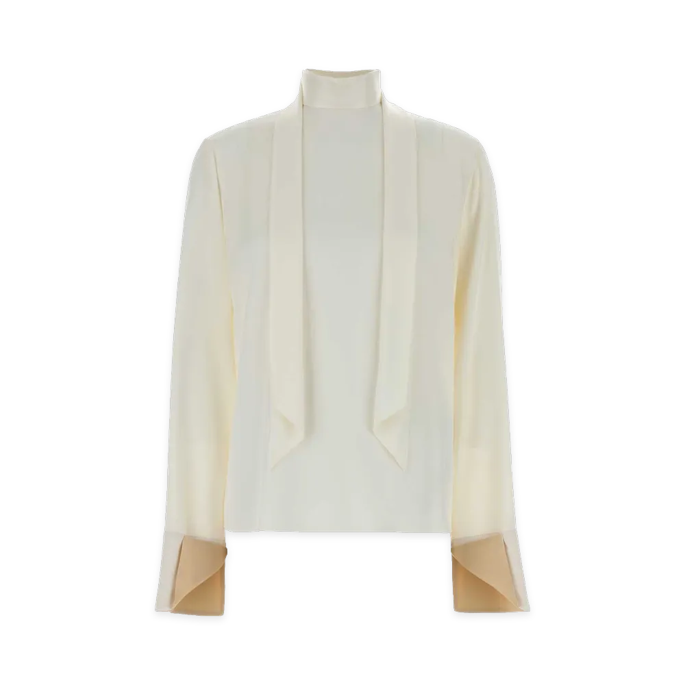 STELLA McCARTNEY Women's Satin Blouse "White"