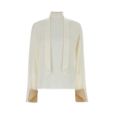 STELLA McCARTNEY Women's Satin Blouse "White"