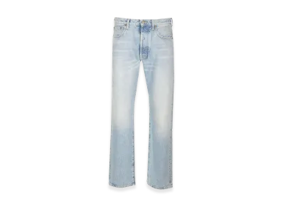Valentino Stonewashed Denim Jeans "Light Blue"
