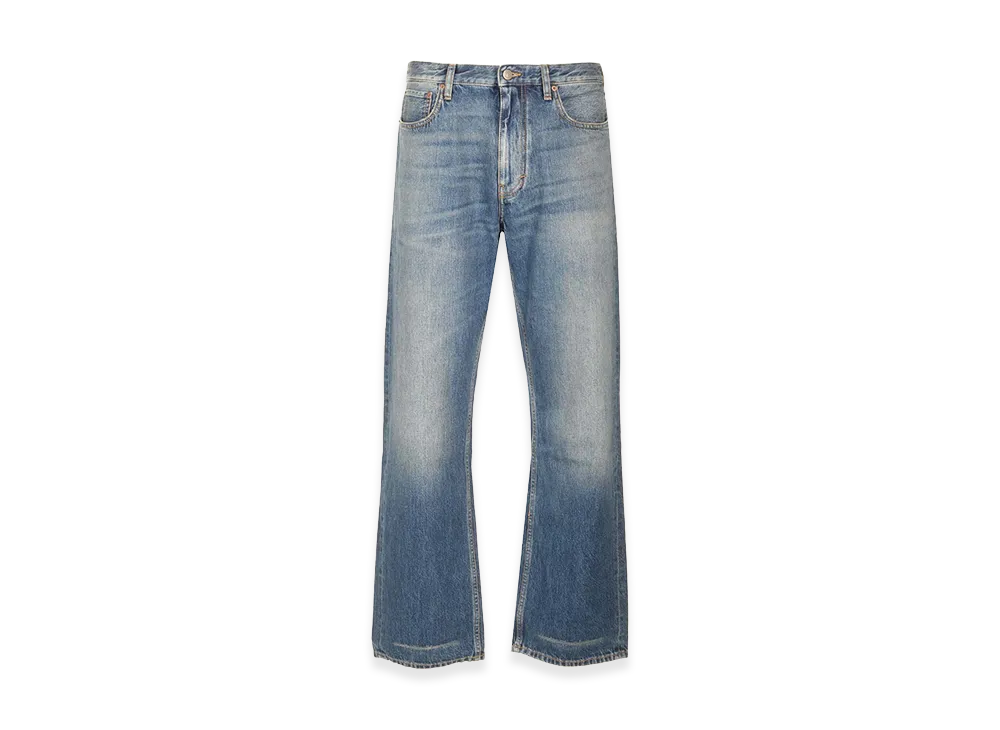 Valentino Stonewashed Denim Jeans "Blue"