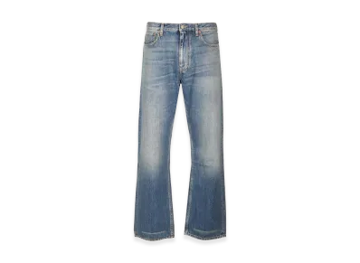 Valentino Stonewashed Denim Jeans "Blue"