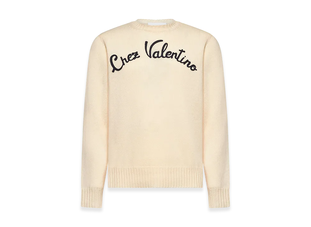 Valentino Wool Sweater "Cream/Yellow"