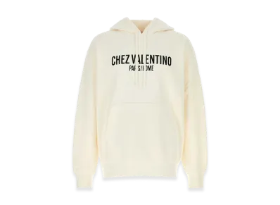 Valentino Cotton Sweatshirt "Ivory/White"