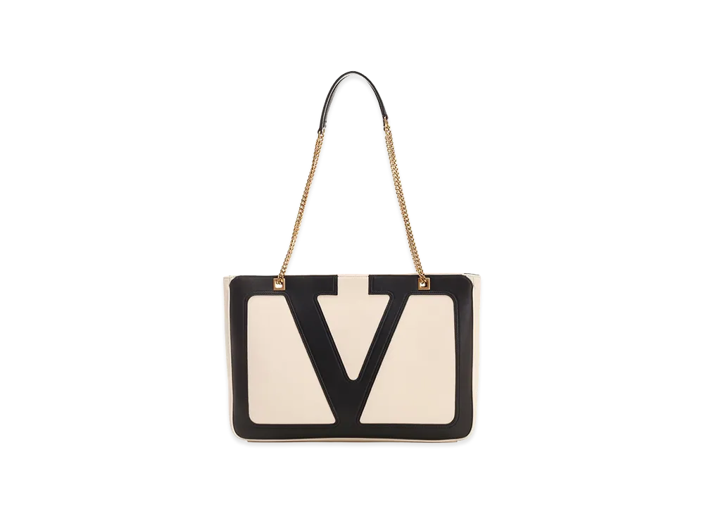 Valentino Women's Medium "Viva Superstar" Shopping Bag "White"
