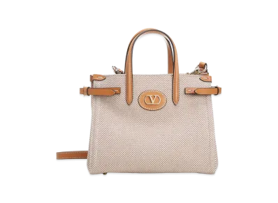 Valentino Women's Small Shopping Bag "Antibes" "Beige"