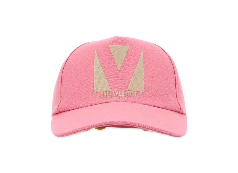 Valentino Women's Cotton Baseball Cap "Pink"