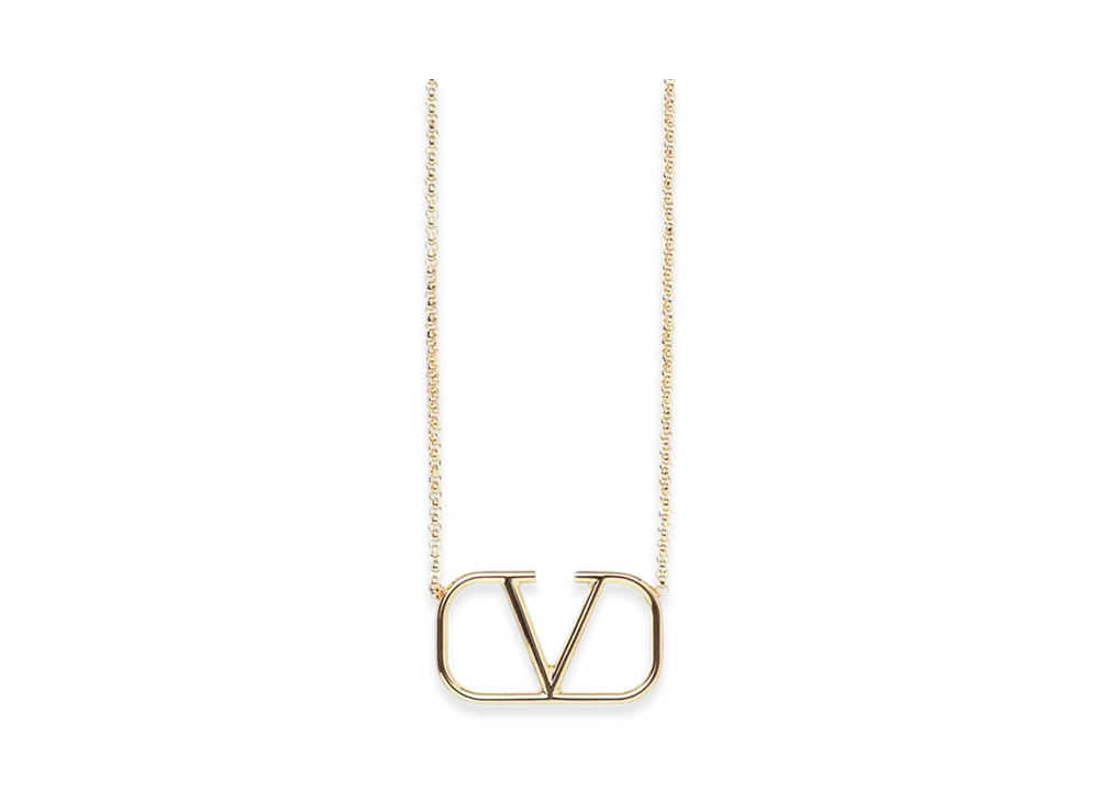 ヴァレンティノ V ロゴ シグネチャー ネックレス "ゴールド" 6W2J0U67MET CS4