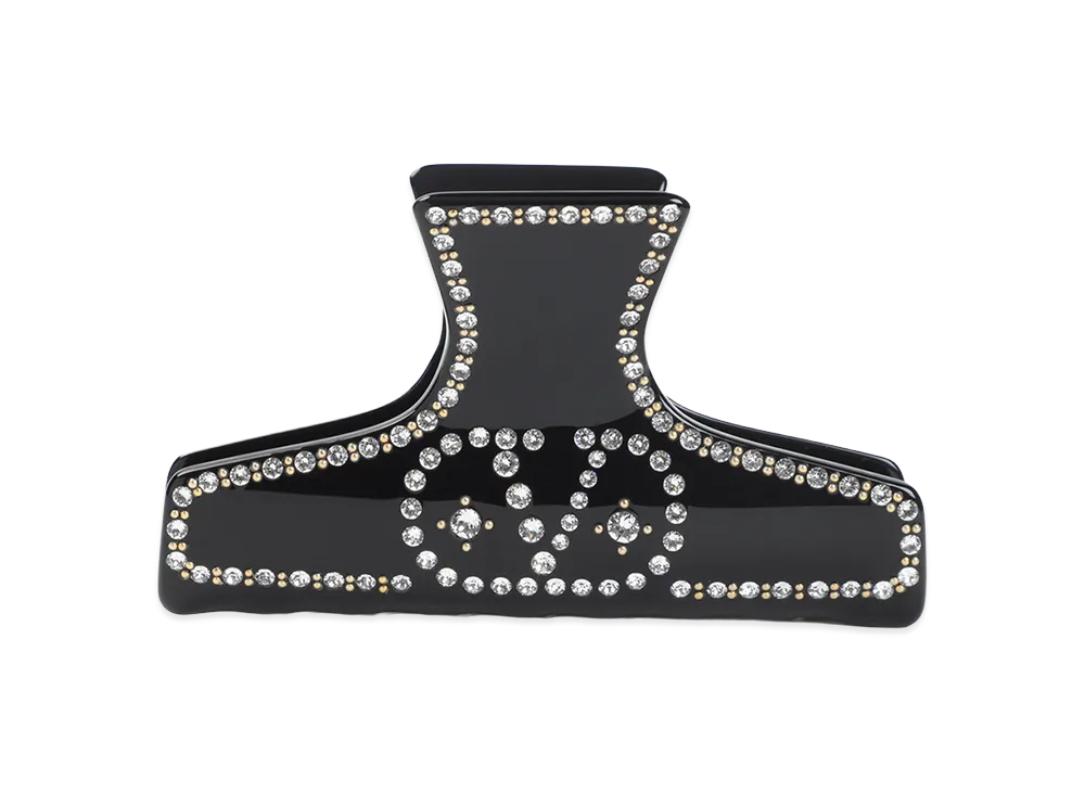 Valentino Garavani Women's Resin Hair Clip "Nero"