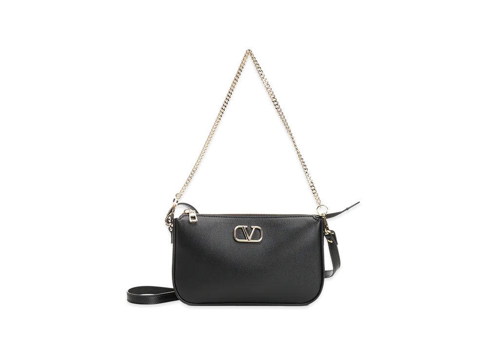 Valentino Women's "Vlogo" Mini Shoulder Bag "Black"