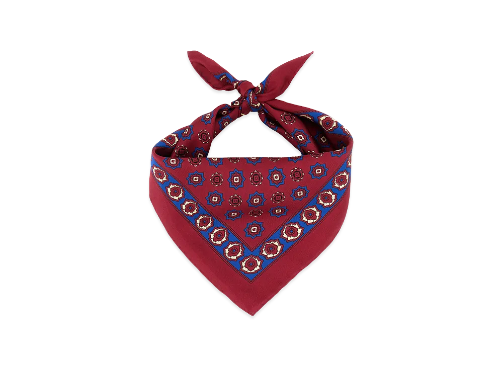 Valentino Foulard (45x45cm) Foula "Bordeauxbluettebeige"