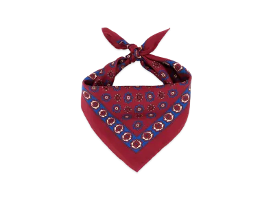 Valentino Foulard (45x45cm) Foula "Bordeauxbluettebeige"