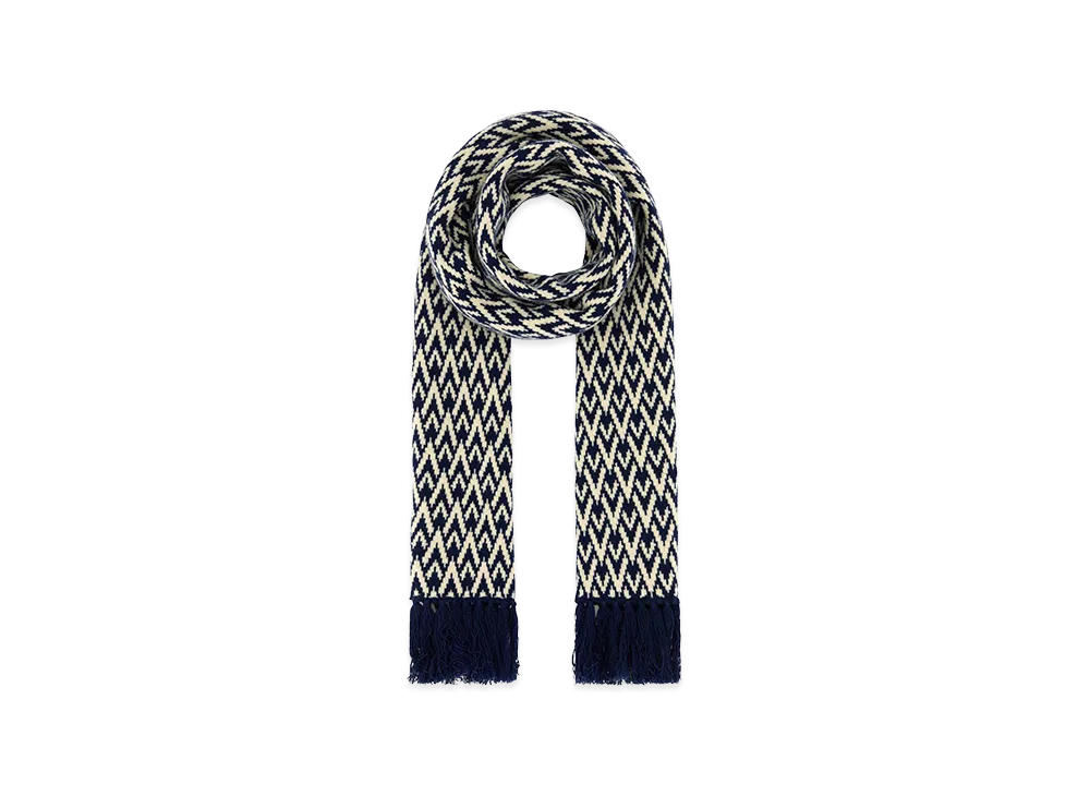 Valentino Embroidered Wool Toute La V Scarf "Printed"