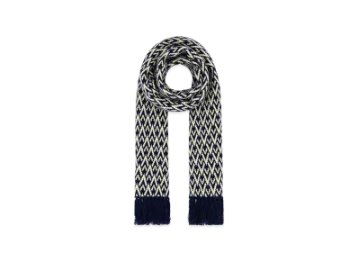 Valentino Embroidered Wool Toute La V Scarf "Printed"