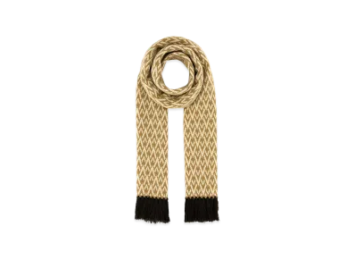 Valentino Embroidered Wool Toute La V Scarf "Printed"