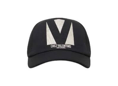 Valentino Cotton Baseball Cap "Black"