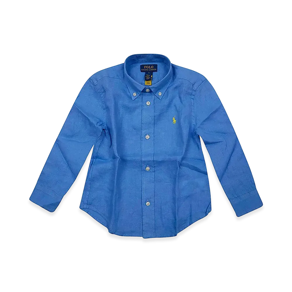 Polo Ralph Lauren Kids Clbdppc-Shirts-Sport Shirt "Blue"