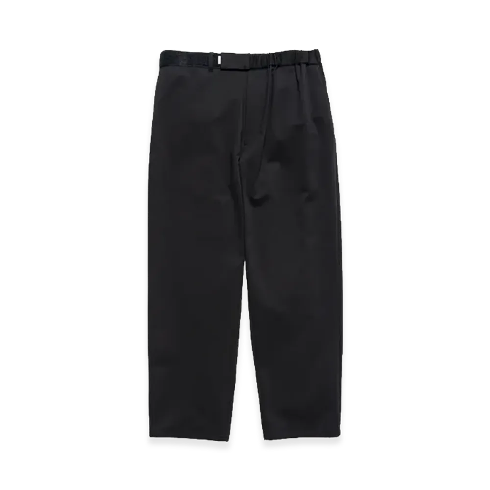 Graphpaper Compact Ponte Wide Tapered Chef Pants "Black"