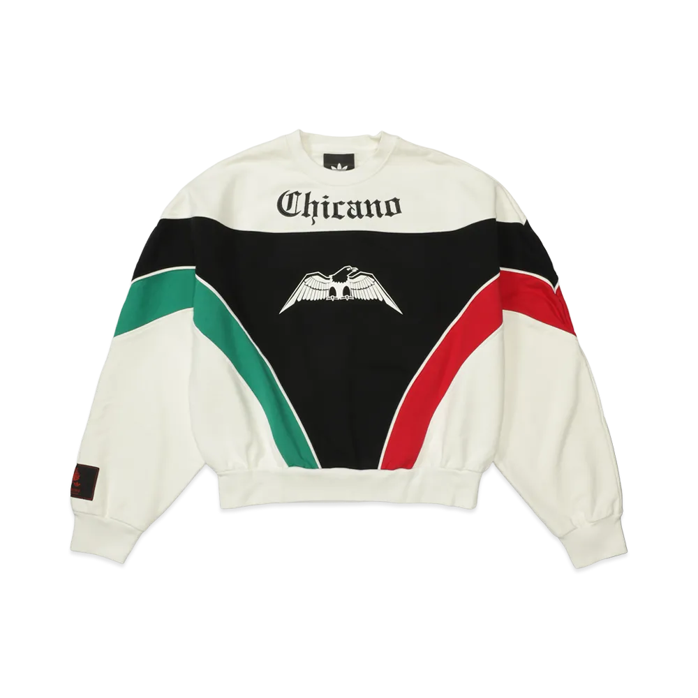 adidas x Willy Chavarria Fleece Crewneck Sweatshirt "Off White"