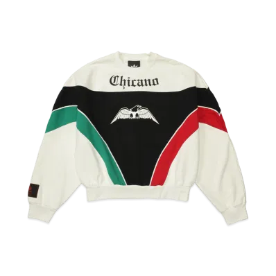 adidas x Willy Chavarria Fleece Crewneck Sweatshirt "Off White"
