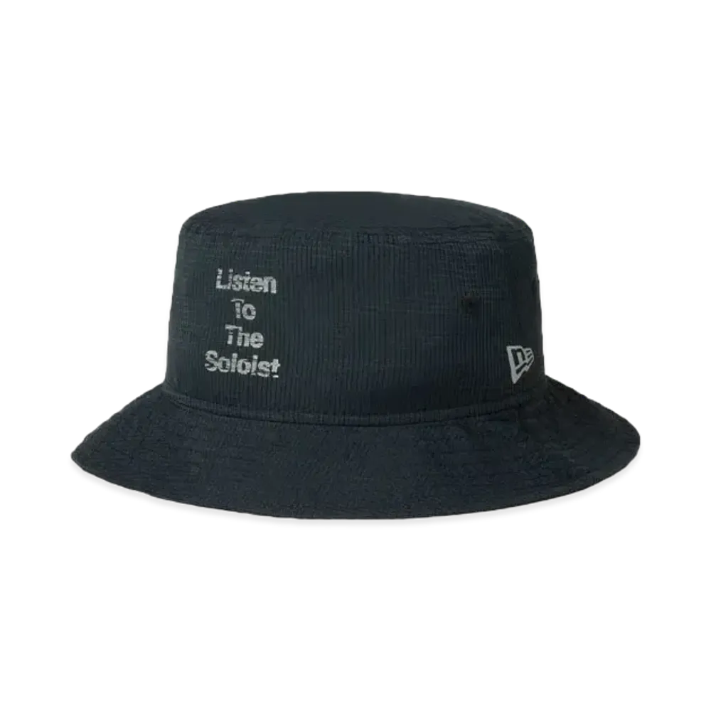 NEW ERA x TAKAHIROMIYASHITATheSoloist. Reflective Logo Bucket-01 "Black"
