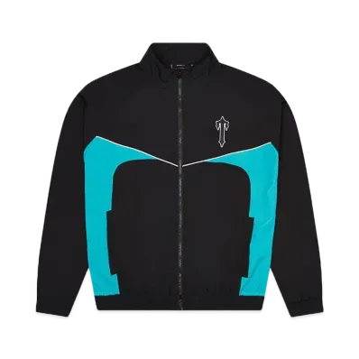 TRAPSTAR Irongate Shell Tracksuit "Black/Teal"