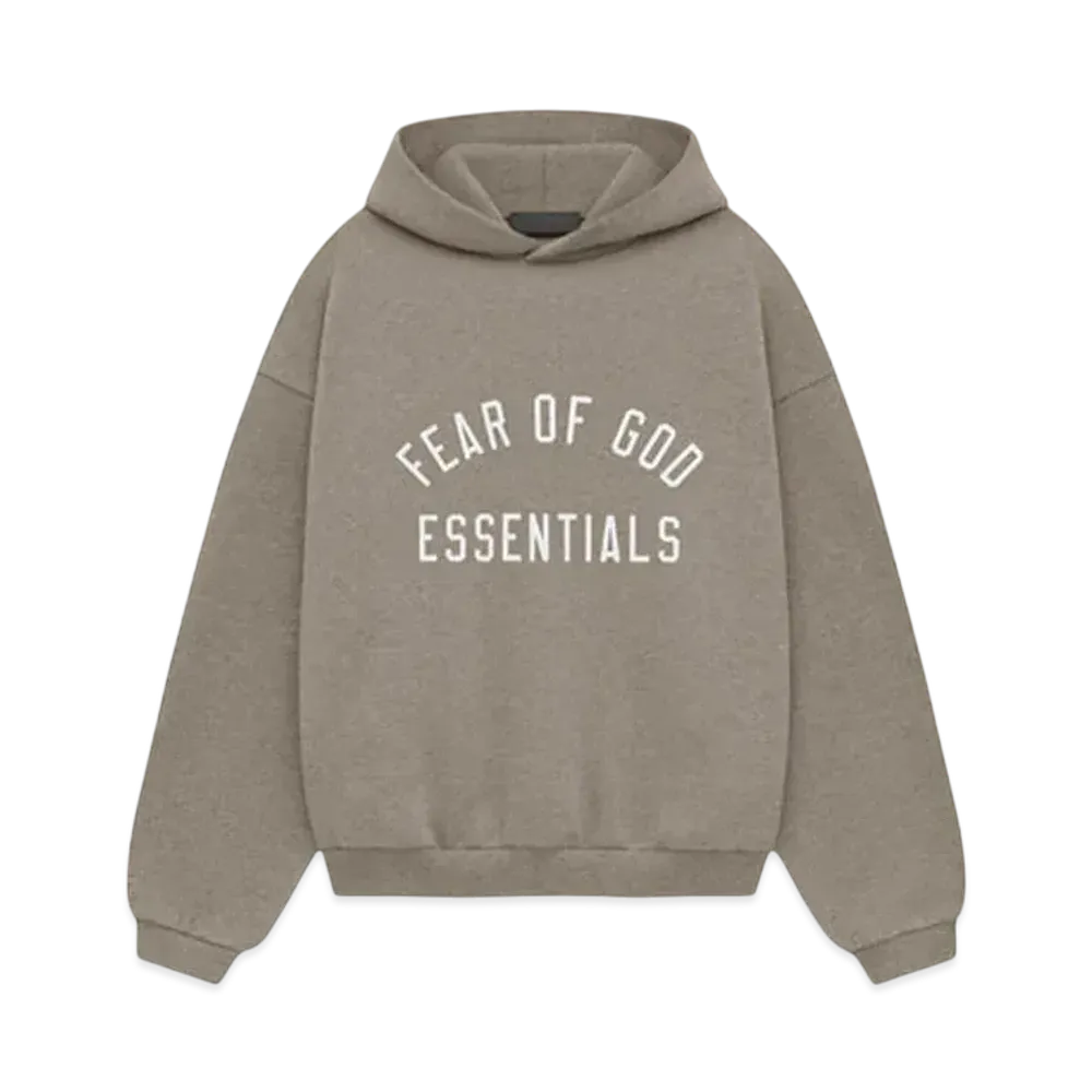 FEAR OF GOD Essentials Kid's Fleece Hoodie "Heather Gray"
